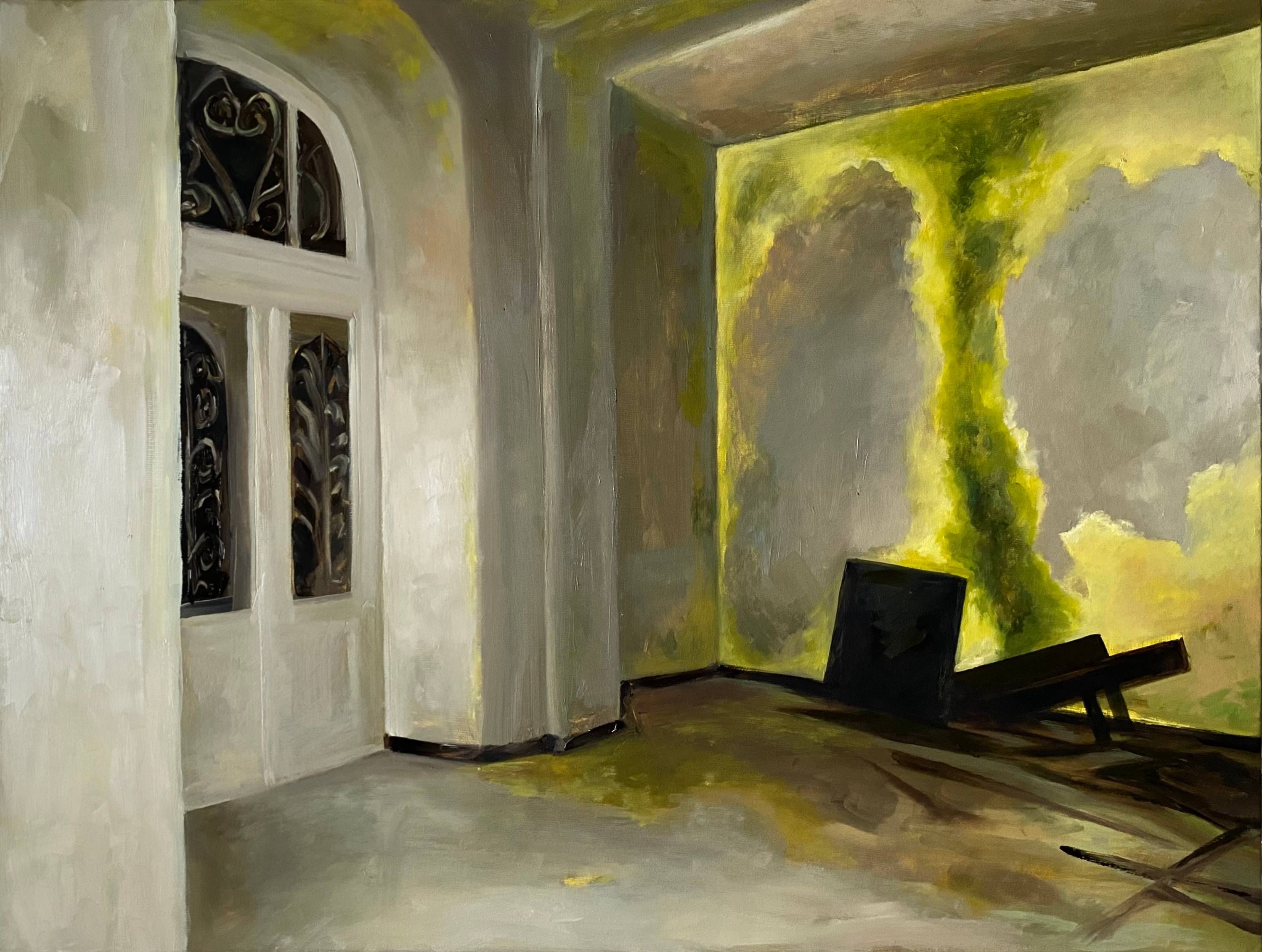 A moment before, Oil on canvas