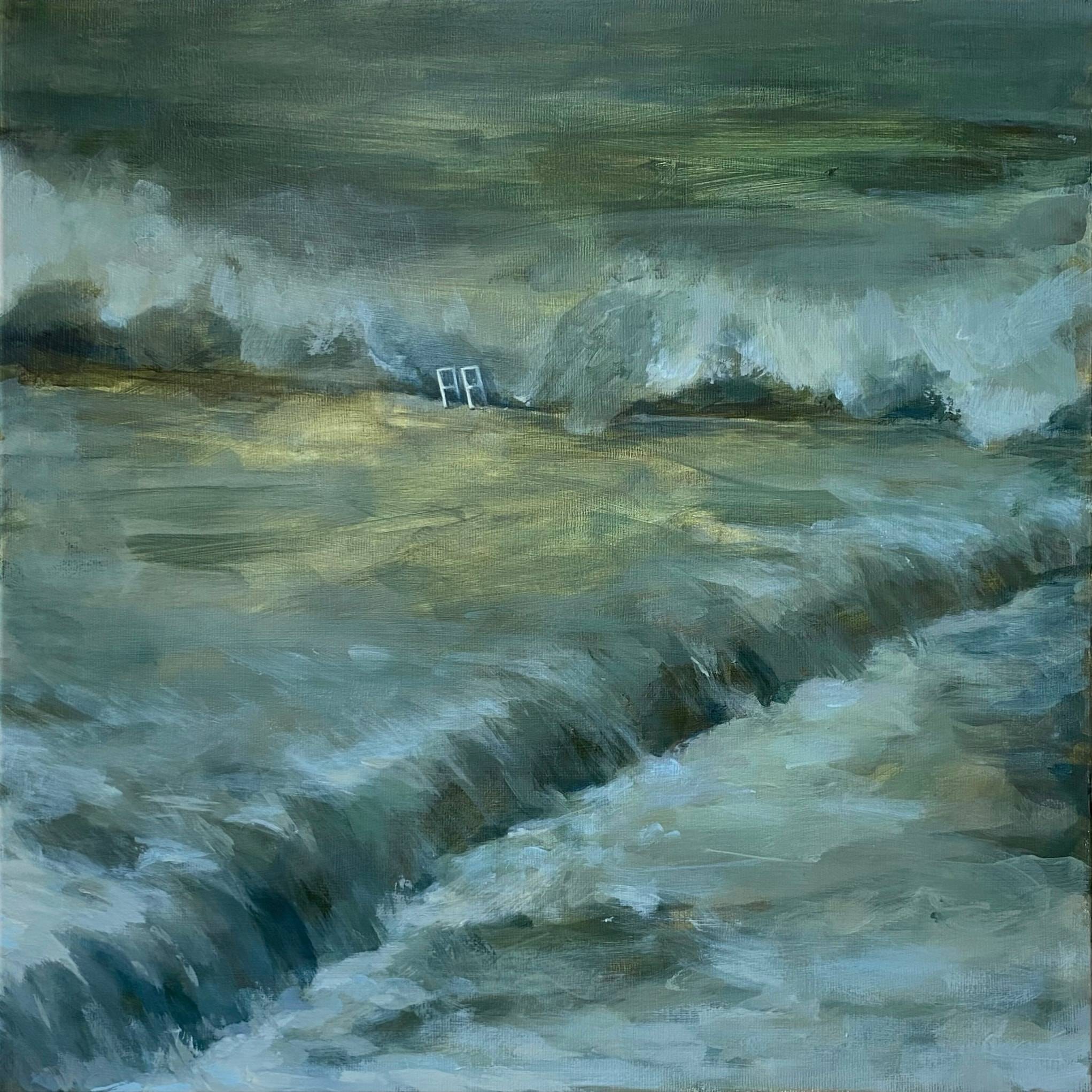 Brim, Acrylic and oil on canvas