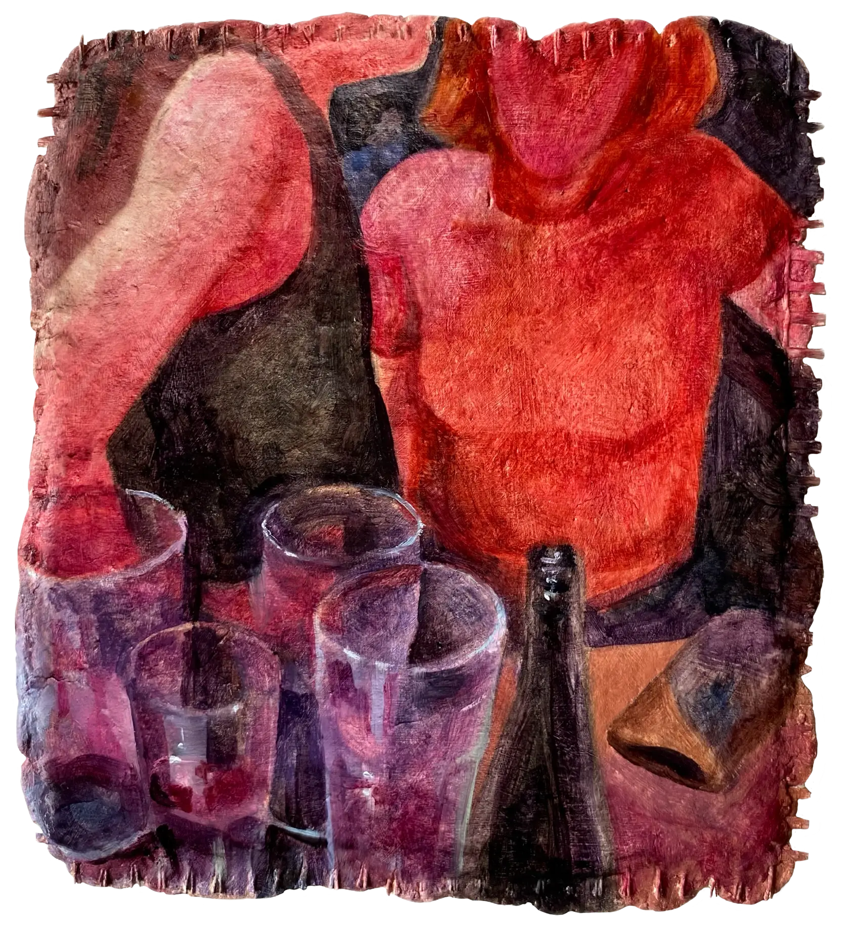Untitled, Oil on clay