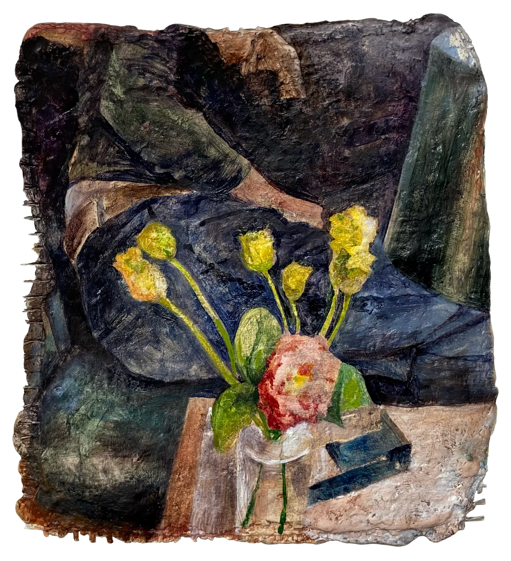 Untitled, Oil on clay