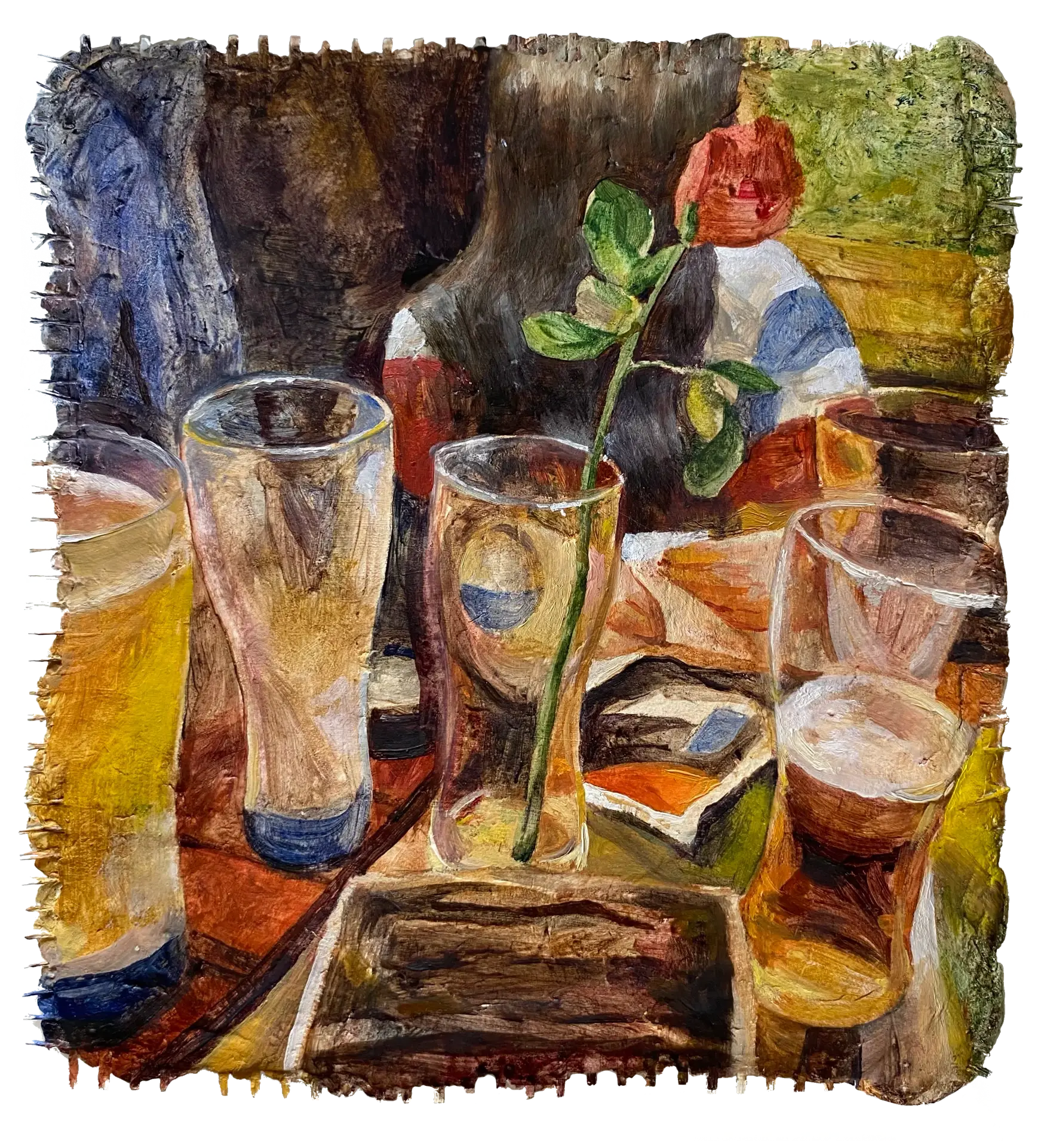 Untitled, Oil on clay