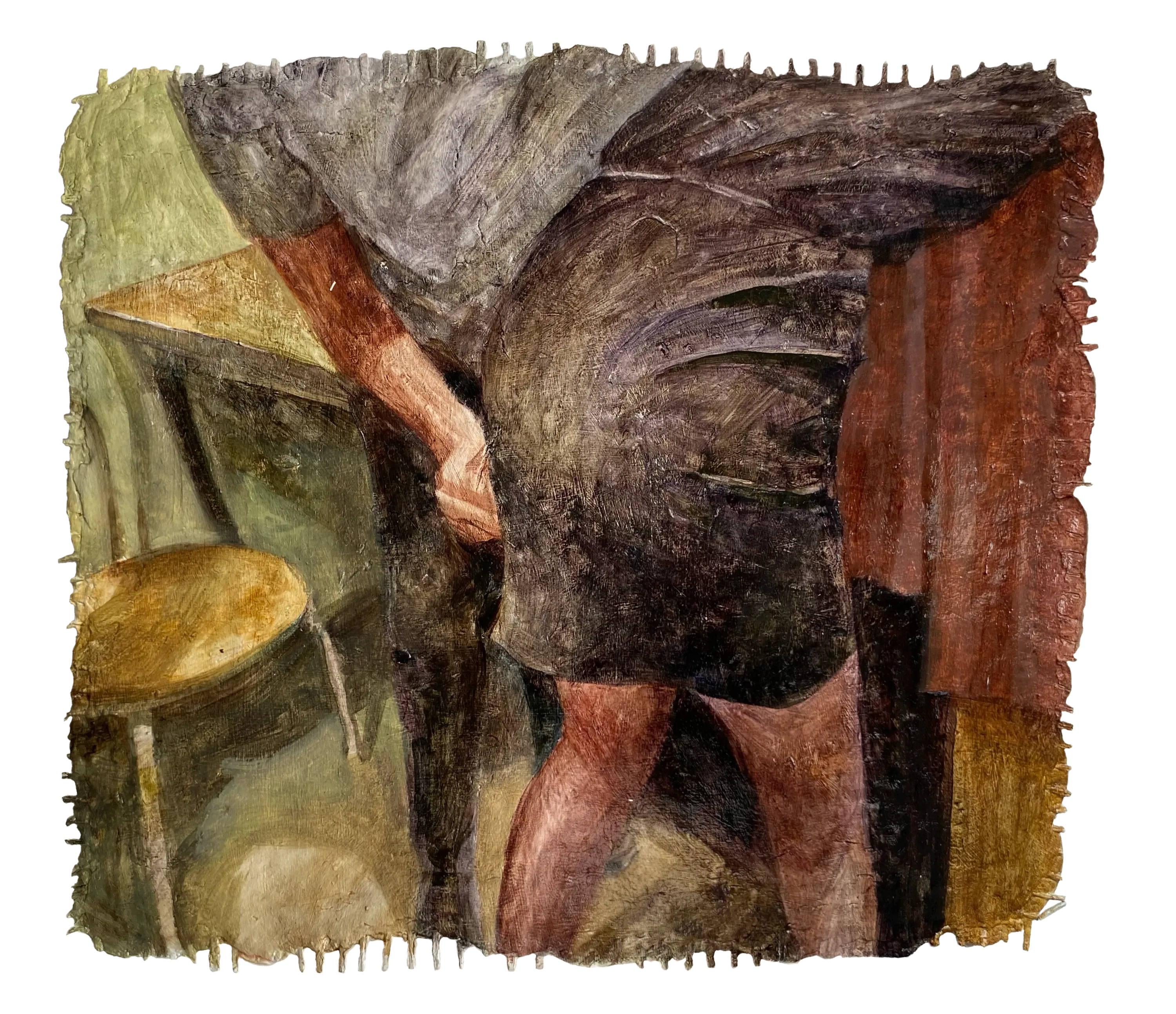Untitled, Oil on clay